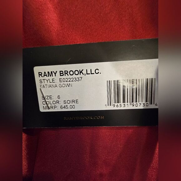 Ramy Brook Tatiana Halter Maxi Dress Sz 6 NWT - Picture 6 of 7